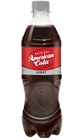 Bottle of American Cola Light