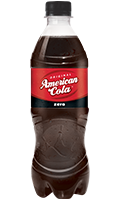 Bottle of American Cola No Sugar